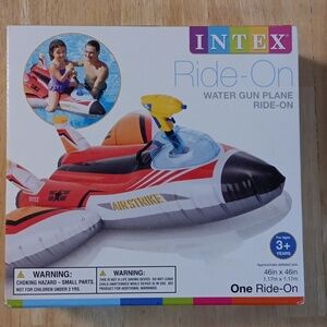Intex Ride-On Water Gun Plane 3 Yrs+ Pool Floaty Toy